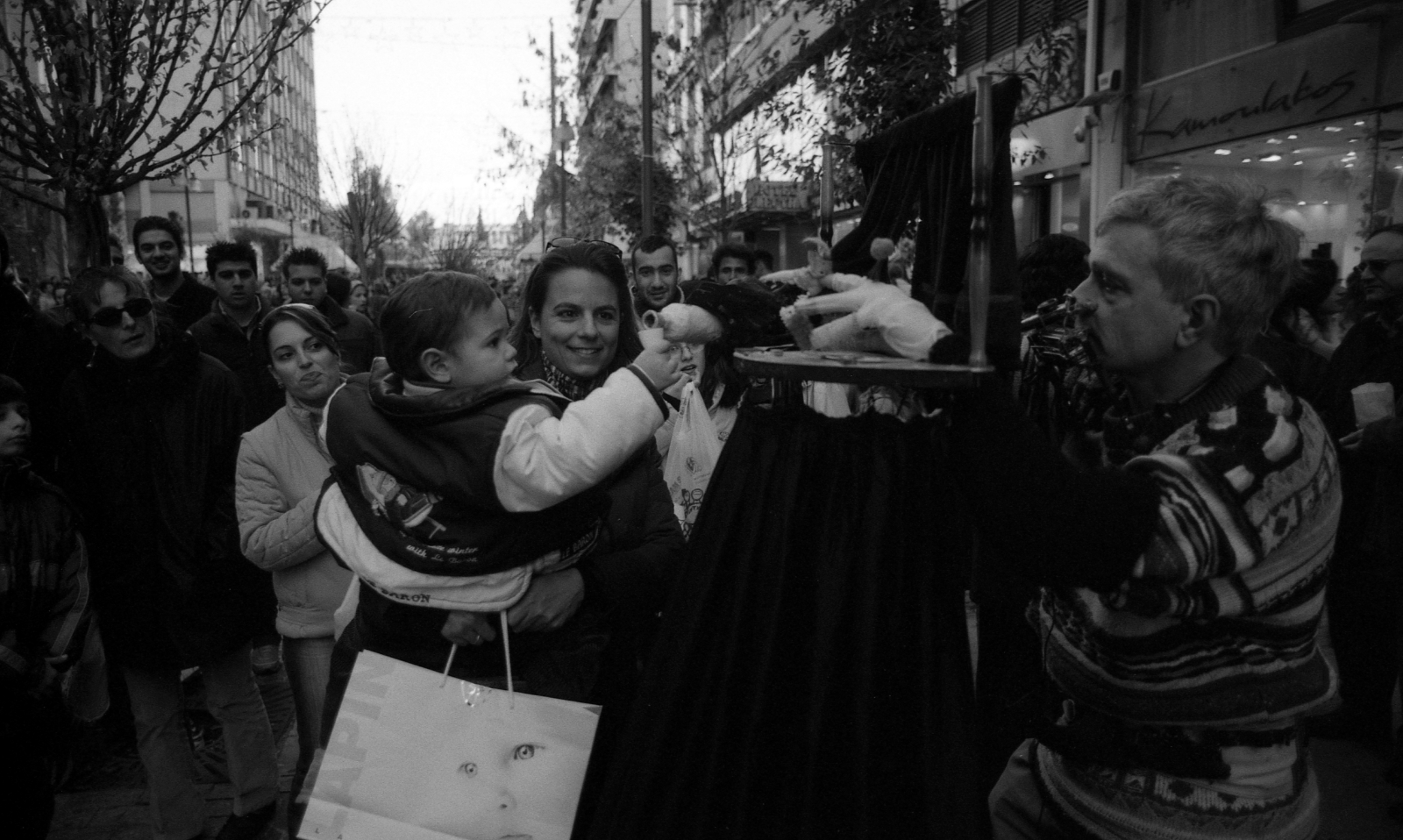 Athens, Christmas time, Ermou str 2005